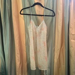 White with Orange dots Chemise